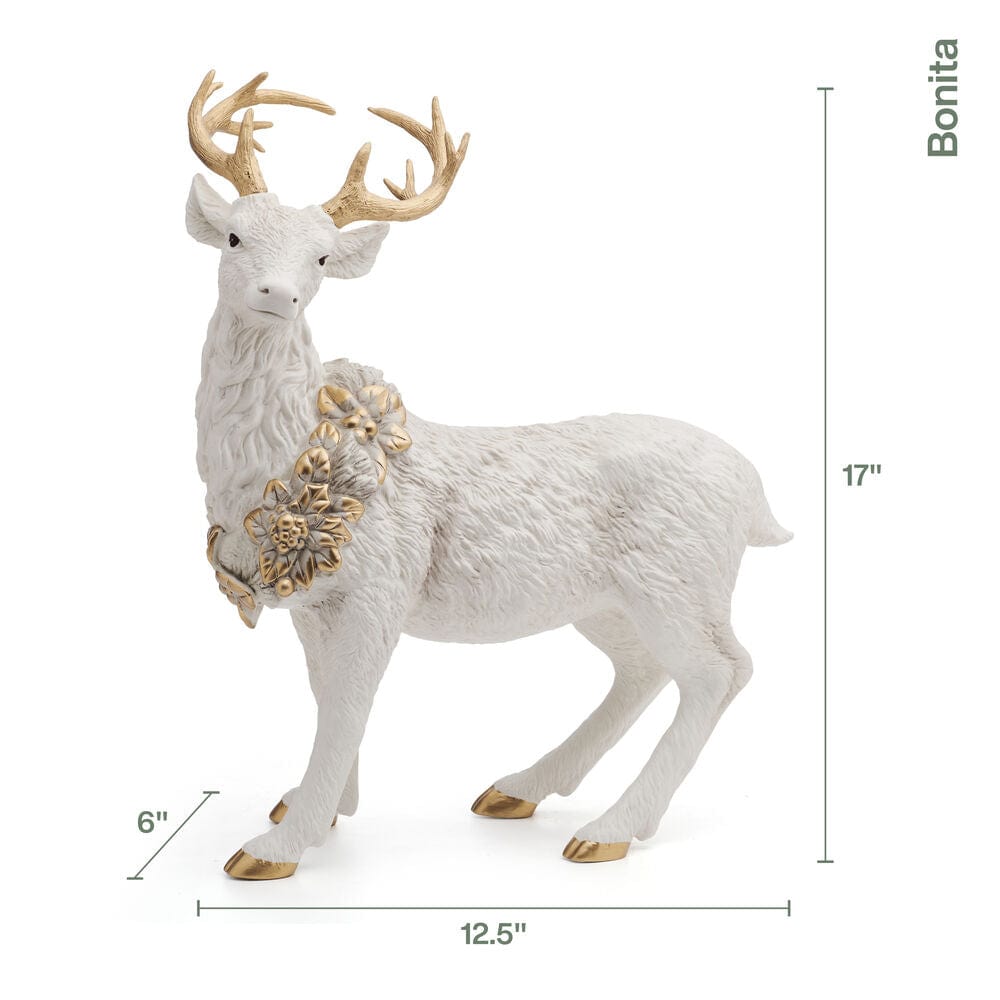 Bonita Standing Deer Figurine, 17 IN