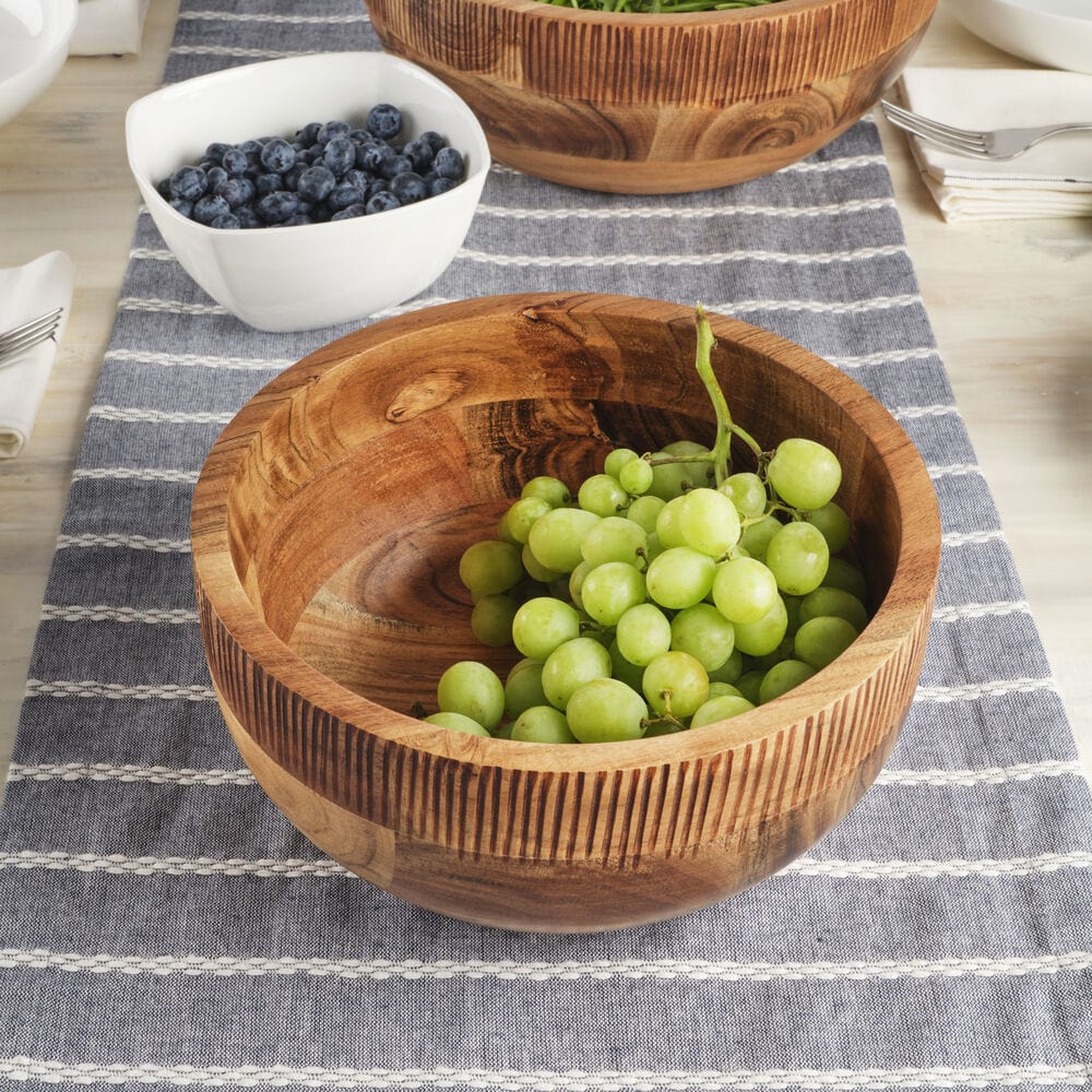 Caleb Acacia Wood Serve Bowl, 9 IN – Fitz and Floyd