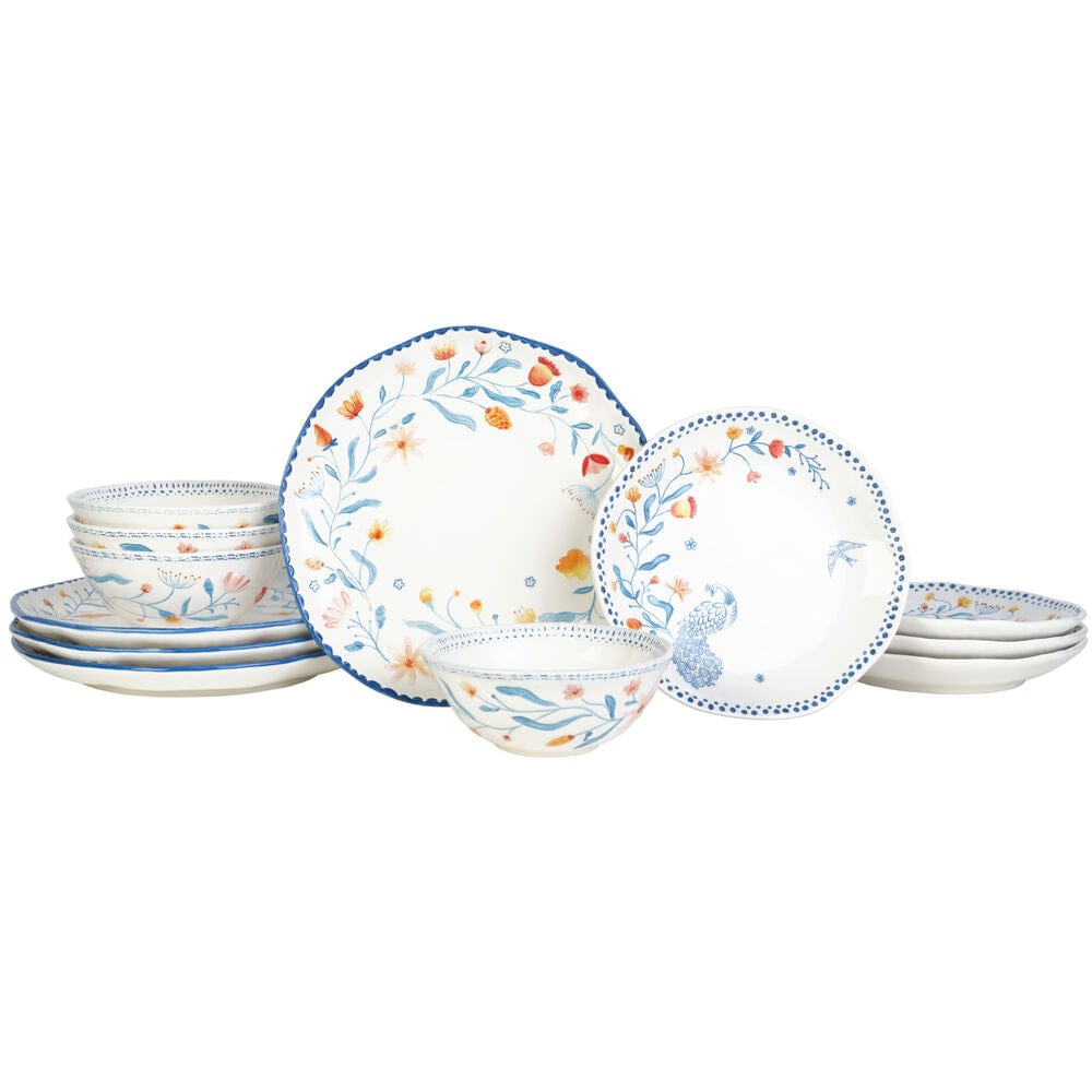 Gracie 12 Piece Dinnerware Set, Service for 4