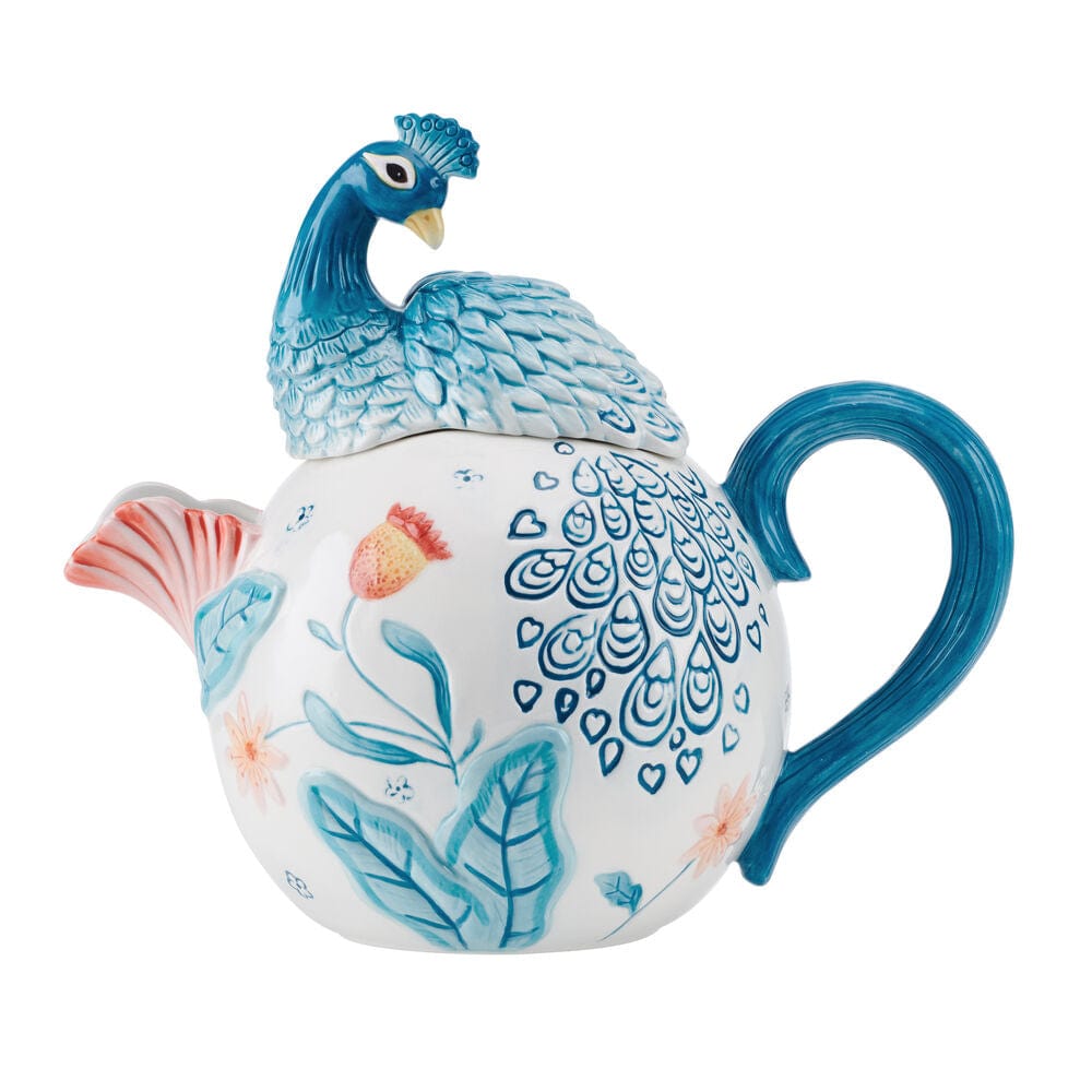 Gracie Peacock Teapot