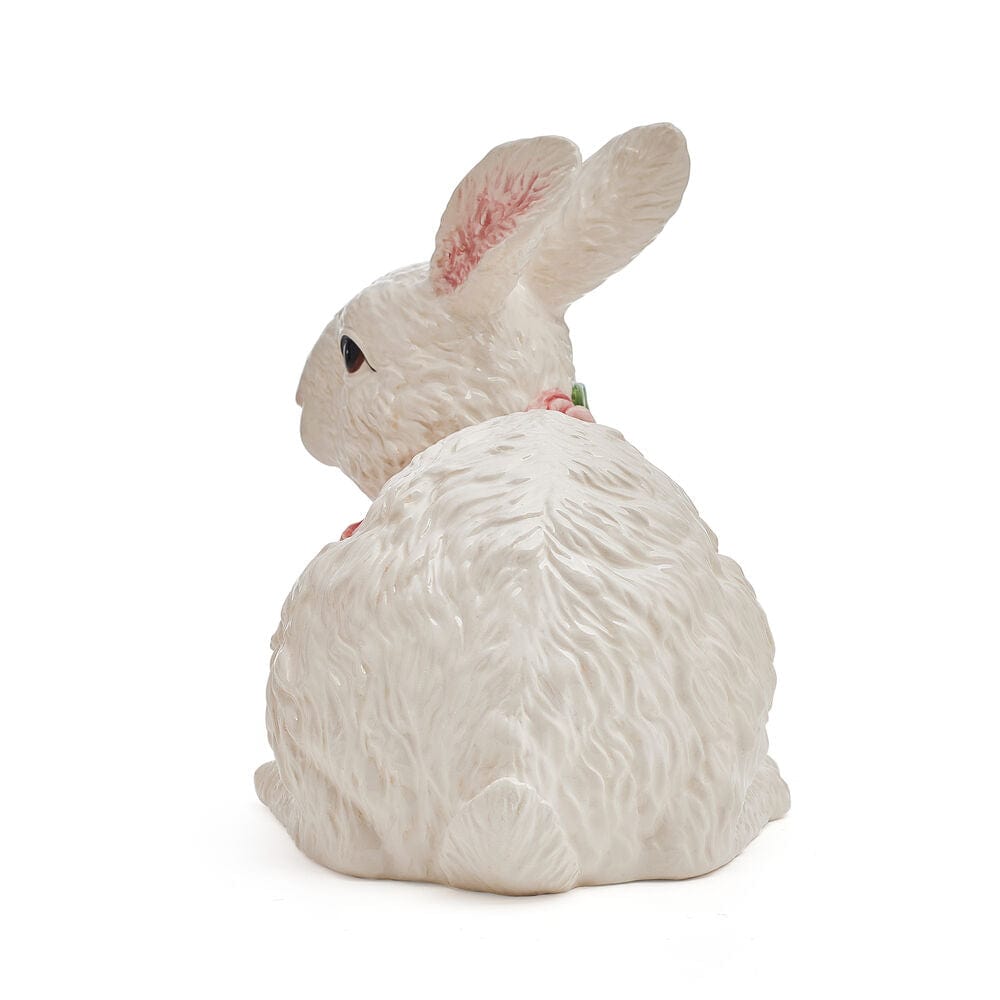 La Fleur Rabbit Figurine, Resting, 10.75 IN