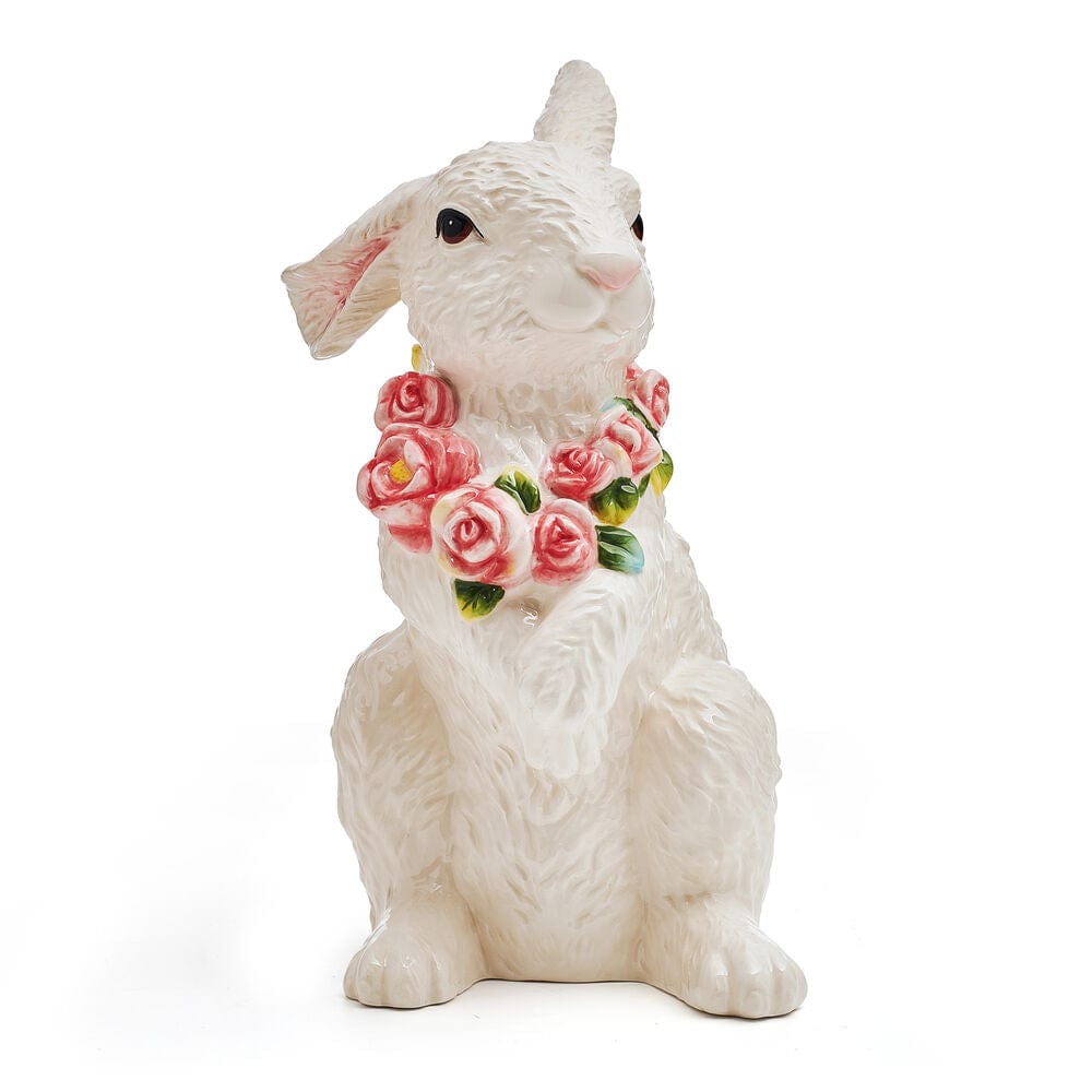 La Fleur Rabbit Figurine, Sitting, 10.75 IN