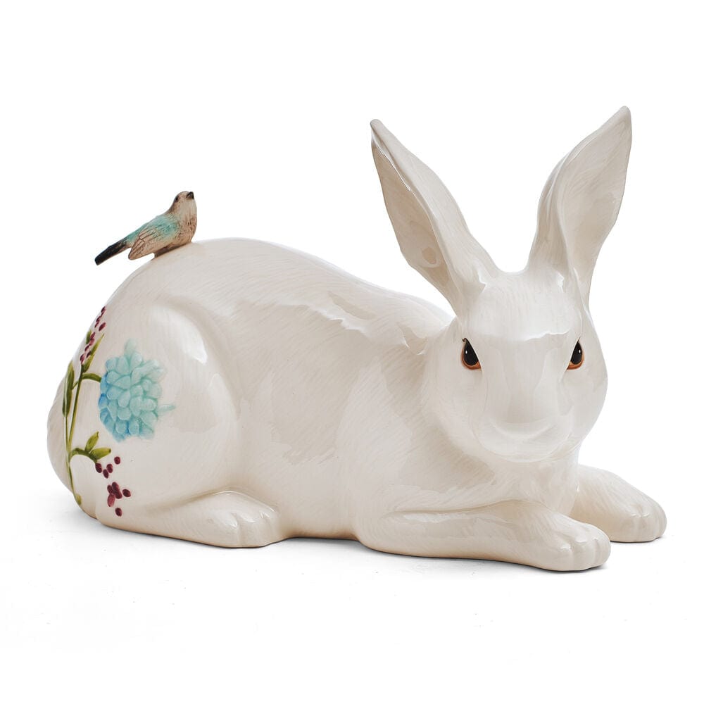 Meadow Rabbit Figurine, Resting, 10 IN