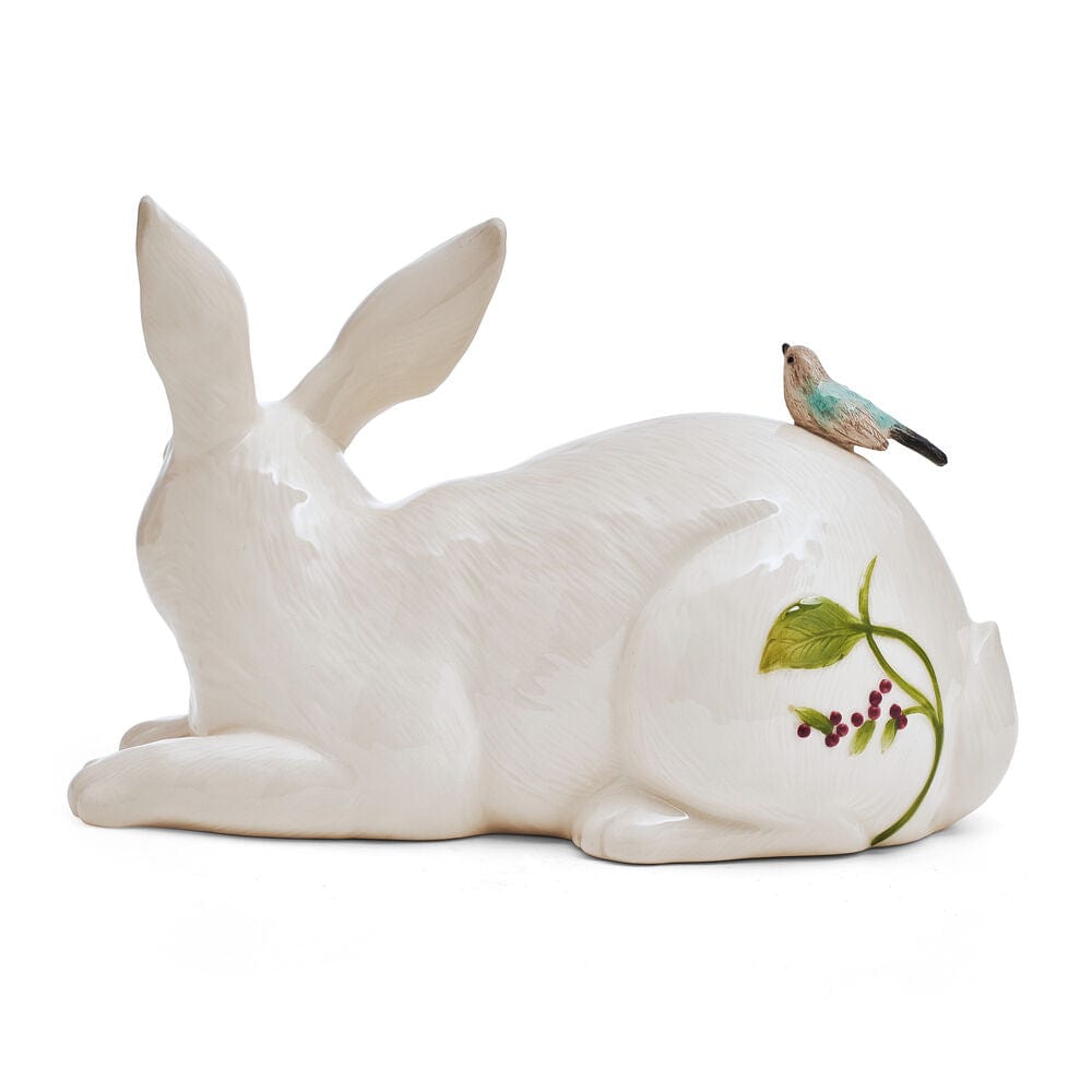 Meadow Rabbit Figurine, Resting, 10 IN