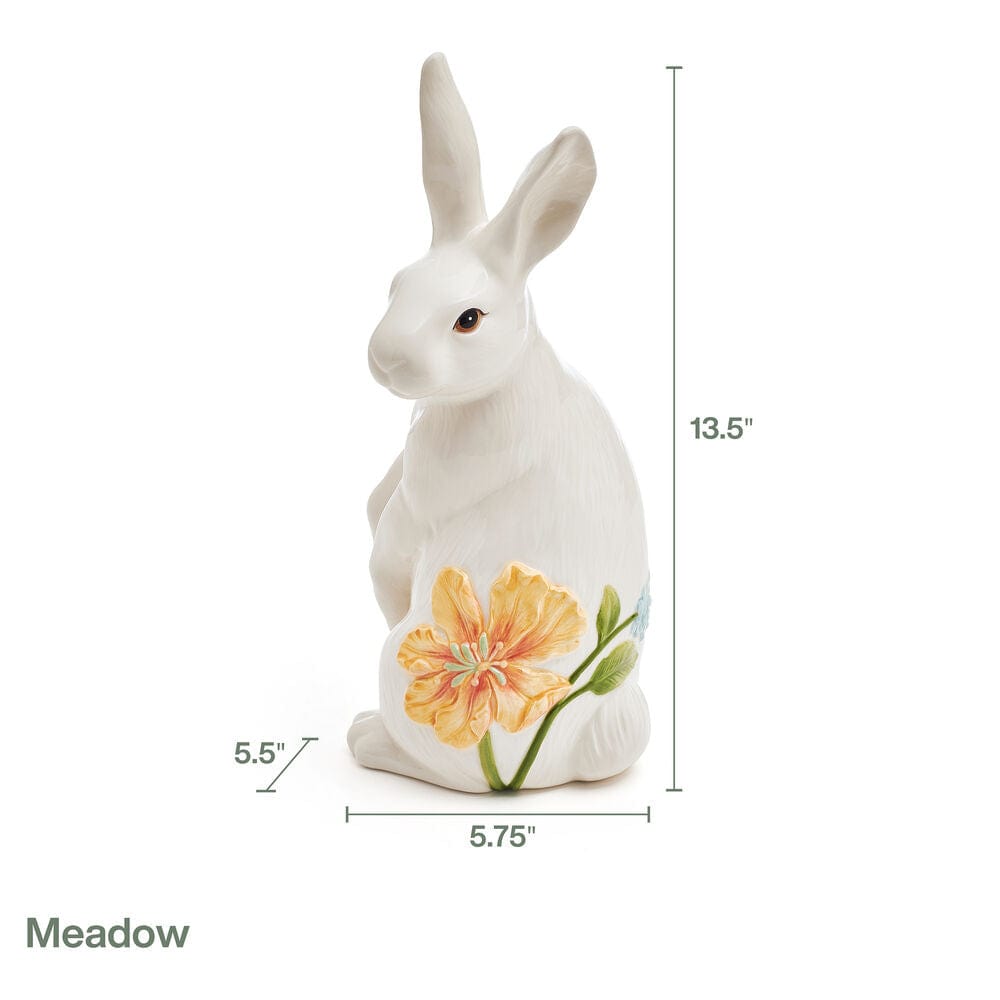 Meadow Rabbit Figurine, Sitting, 13.5 IN