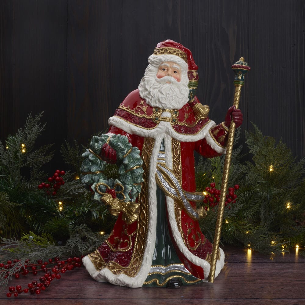 Noel Holiday Grand Santa Figurine, 19.25 IN