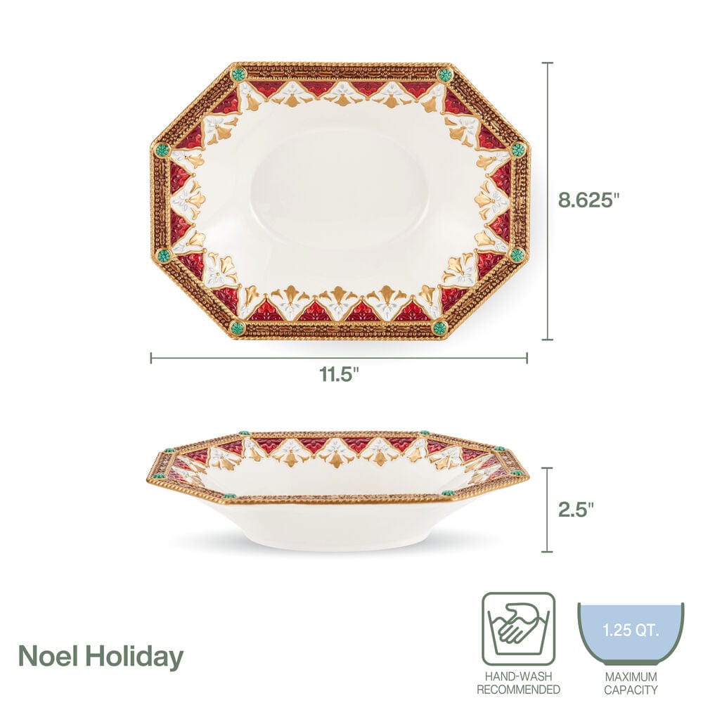 Noel Holiday Serving Bowl