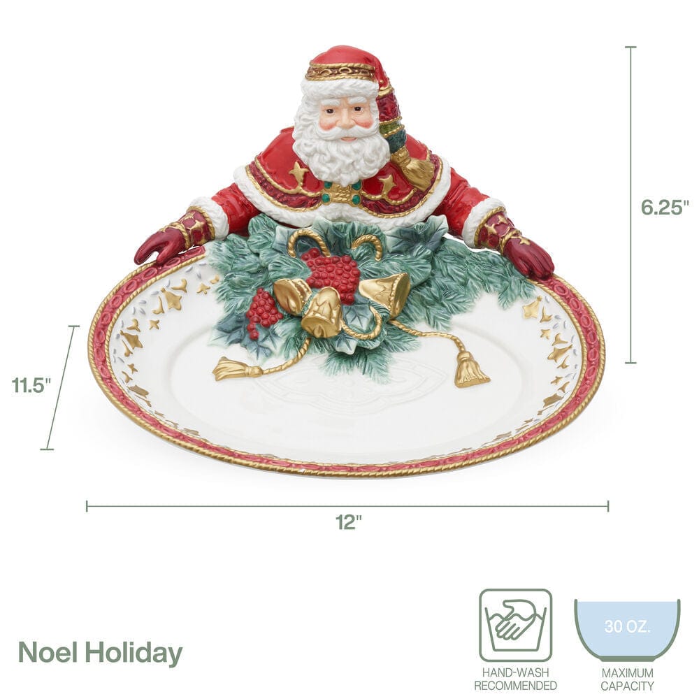 Noel Holiday Santa Serving Bowl