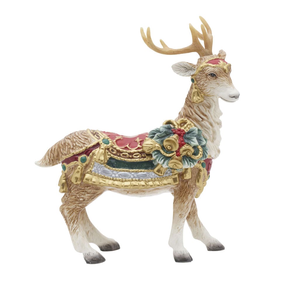 Noel Holiday Standing Deer Candle Holder