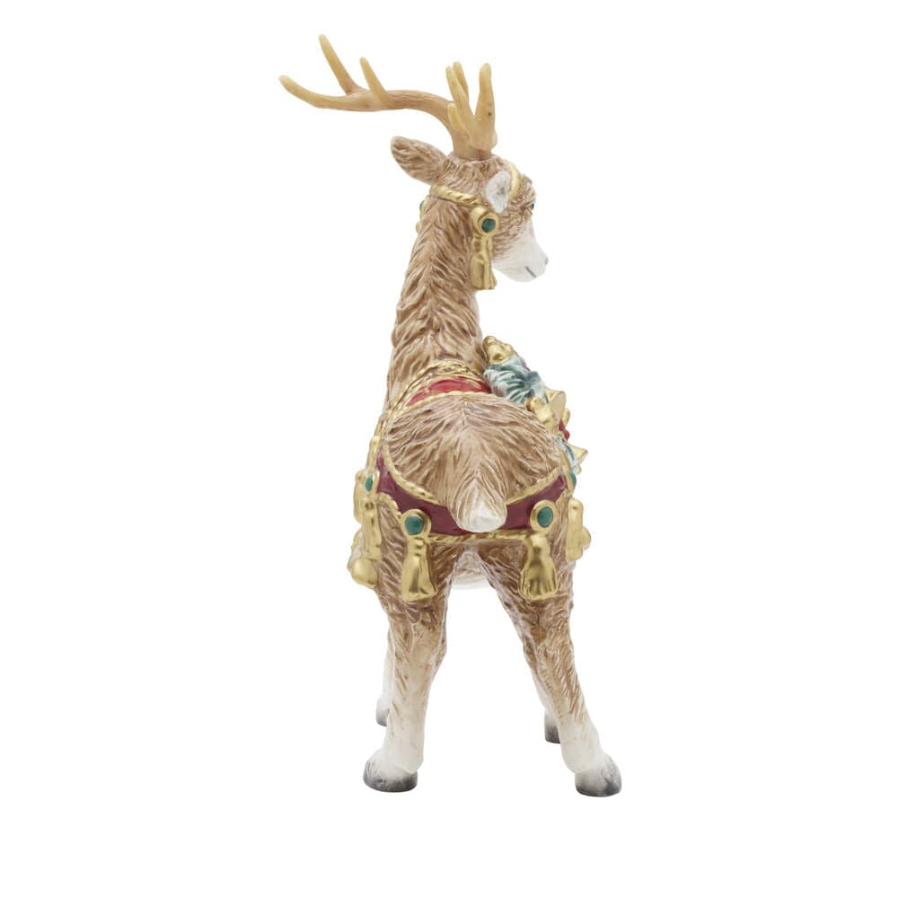 Noel Holiday Standing Deer Candle Holder