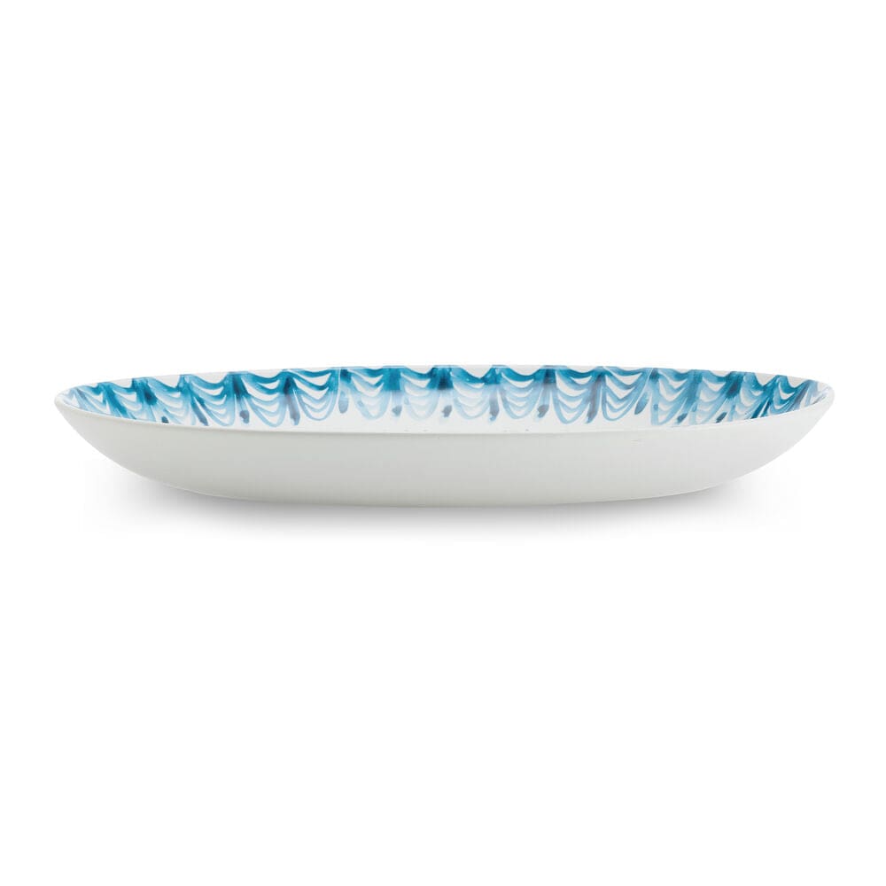 Sicily Blue Oval Serving Platter