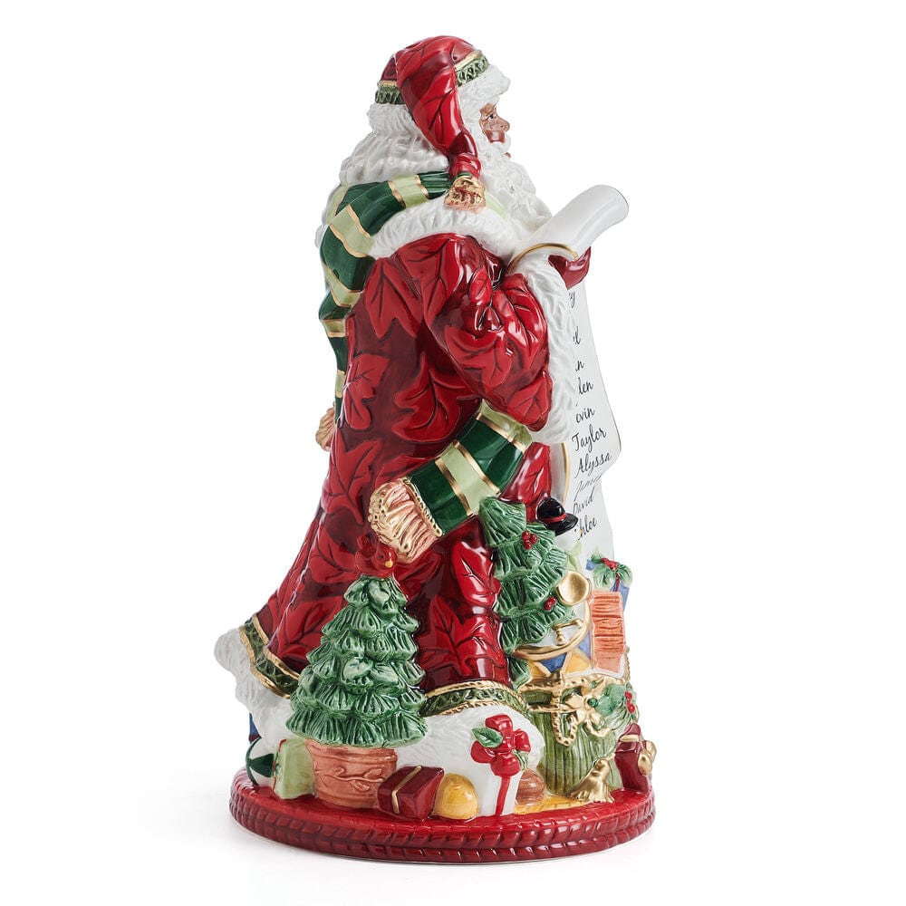 Holiday Home African American Studio Santa Figurine, 13 IN