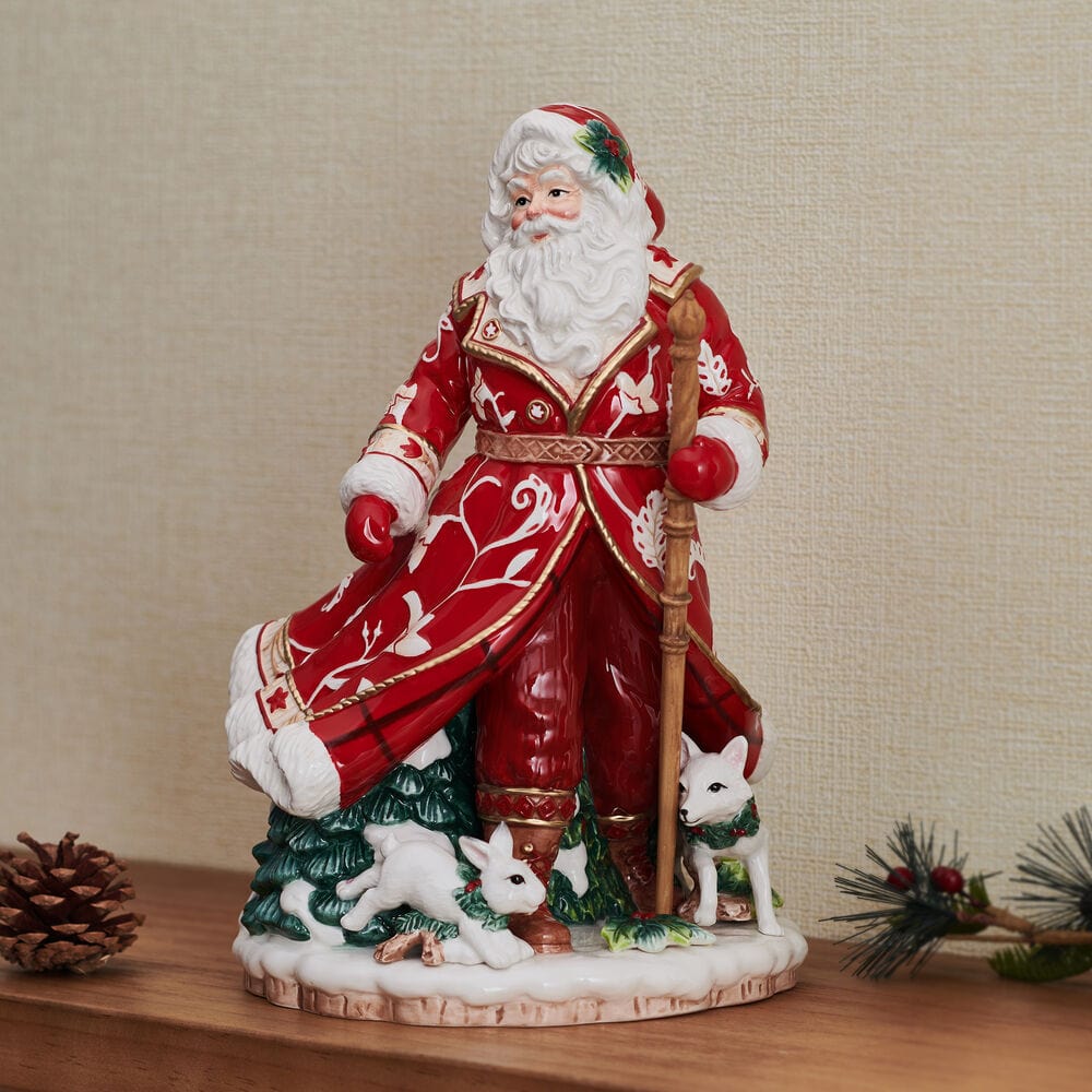 Town and Country Studio Santa Figurine, 12.75 IN