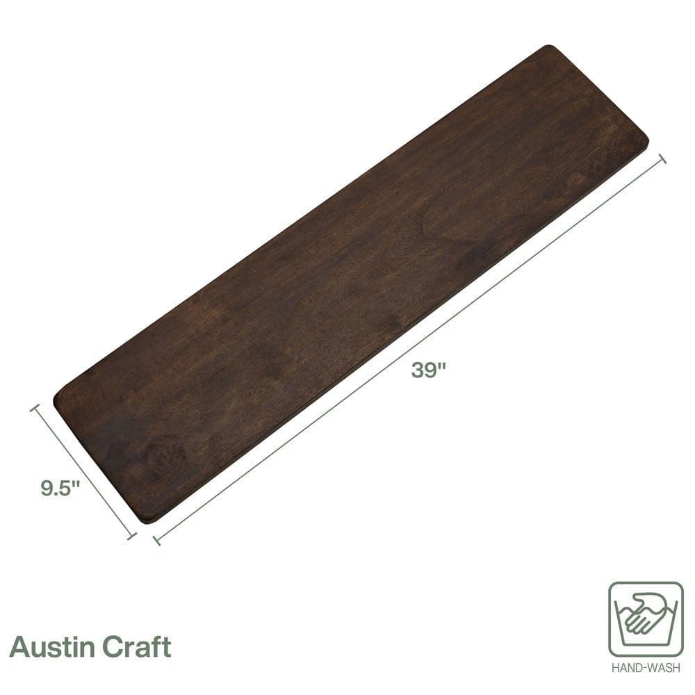 Austin Craft Charcuterie Espresso Serving Board, 39 IN.