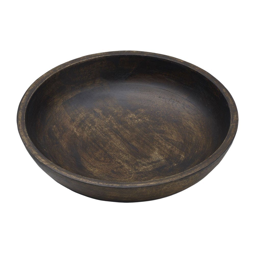 Austin Craft Mango Wood Serve Bowl, Espresso