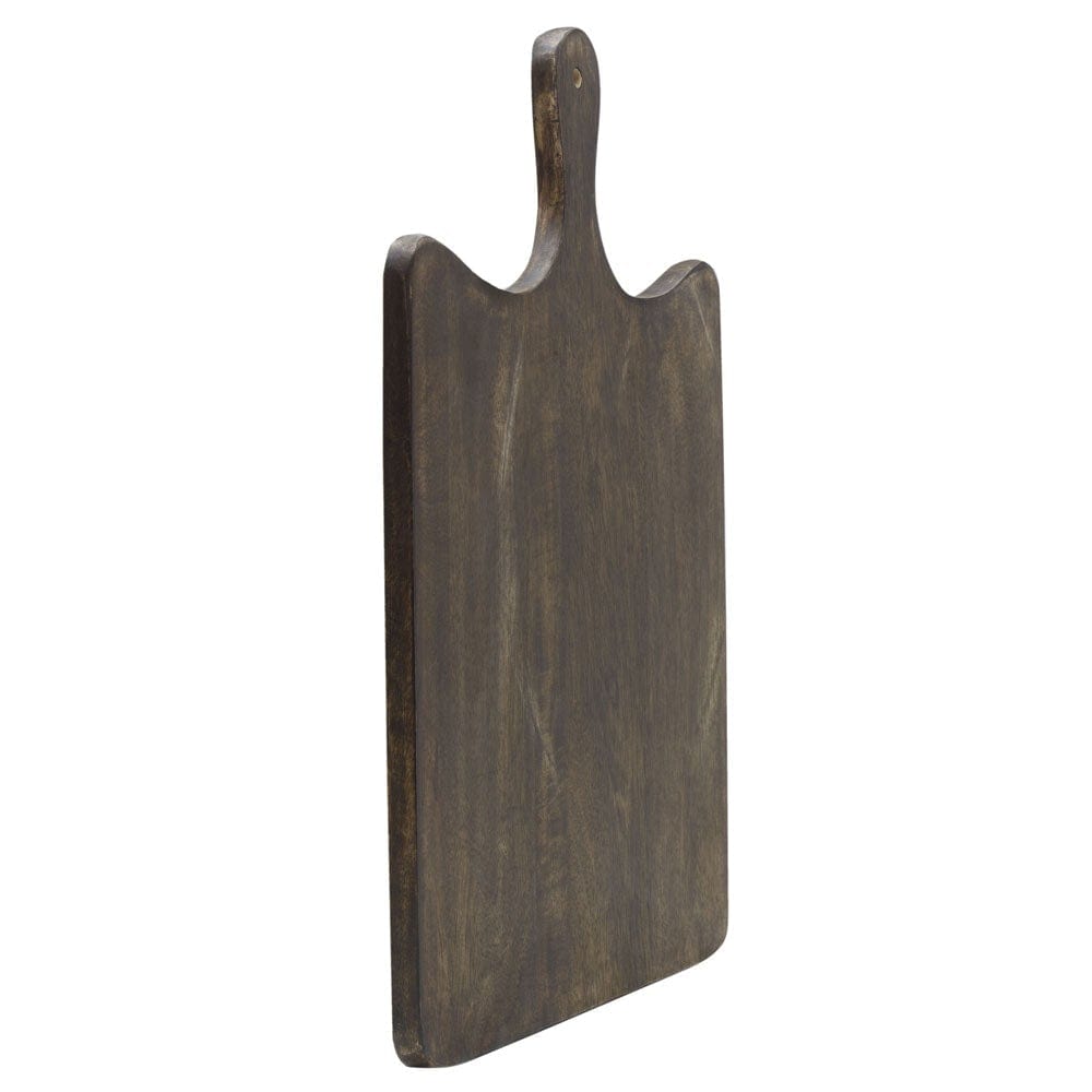 Austin Craft Maryn Mango Wood Paddle Cheese Charcuterie Serving Board, Espresso