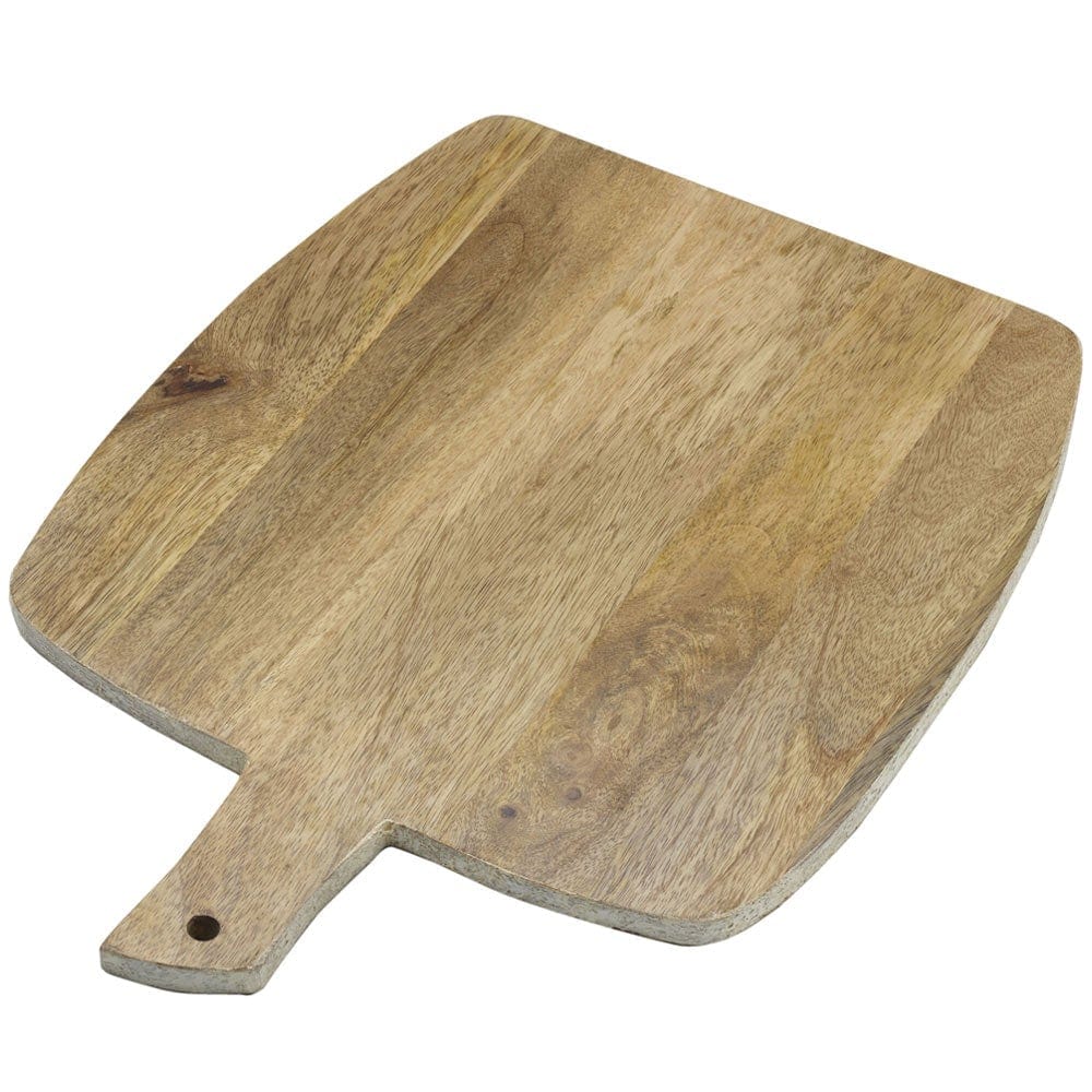 Austin Craft Upton Mango Wood Cheese Charcuterie Serving Board, White