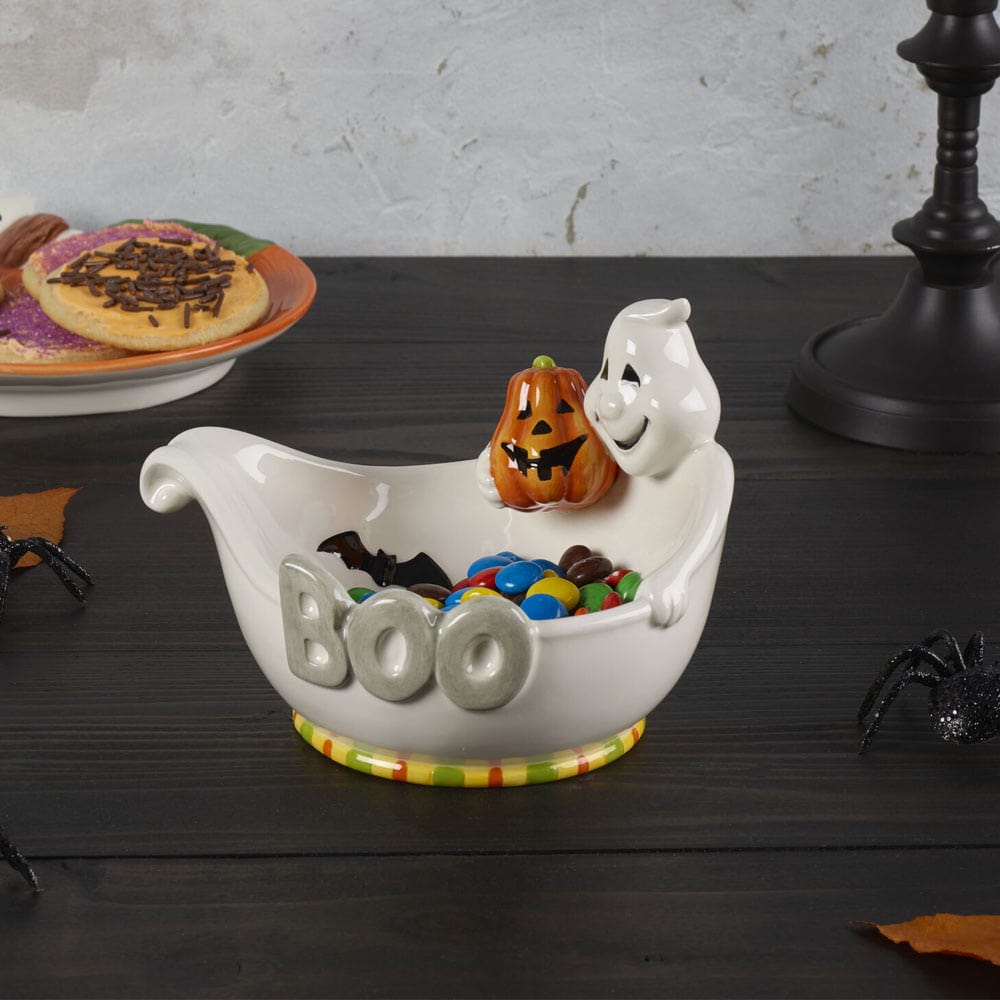 Halloween Boo Ghost Candy Bowl