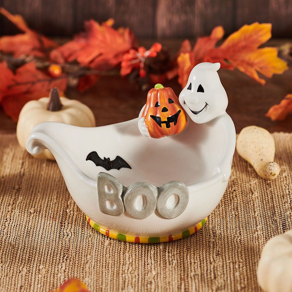 Halloween Boo Ghost Candy Bowl