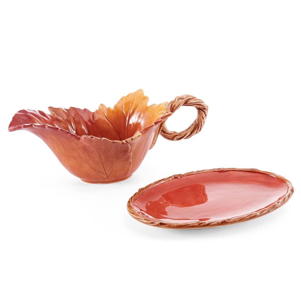 Harvest Gravy Boat with Tray