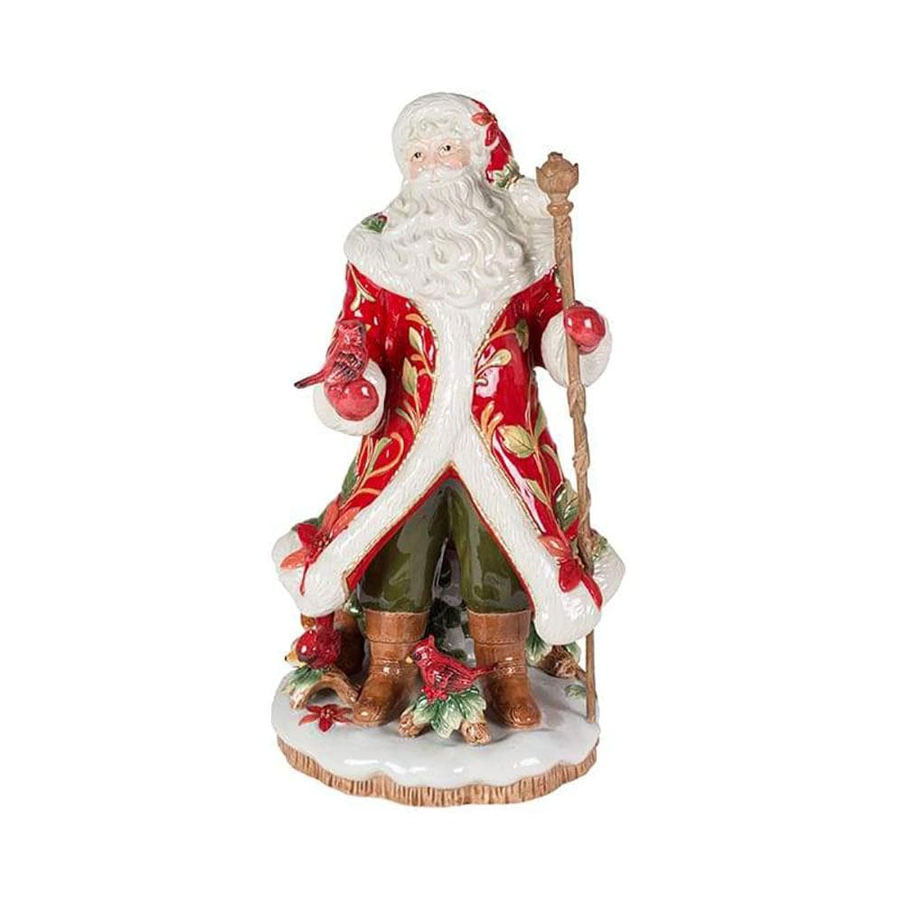 Cardinal Christmas Santa Figurine, 18 IN – Fitz and Floyd