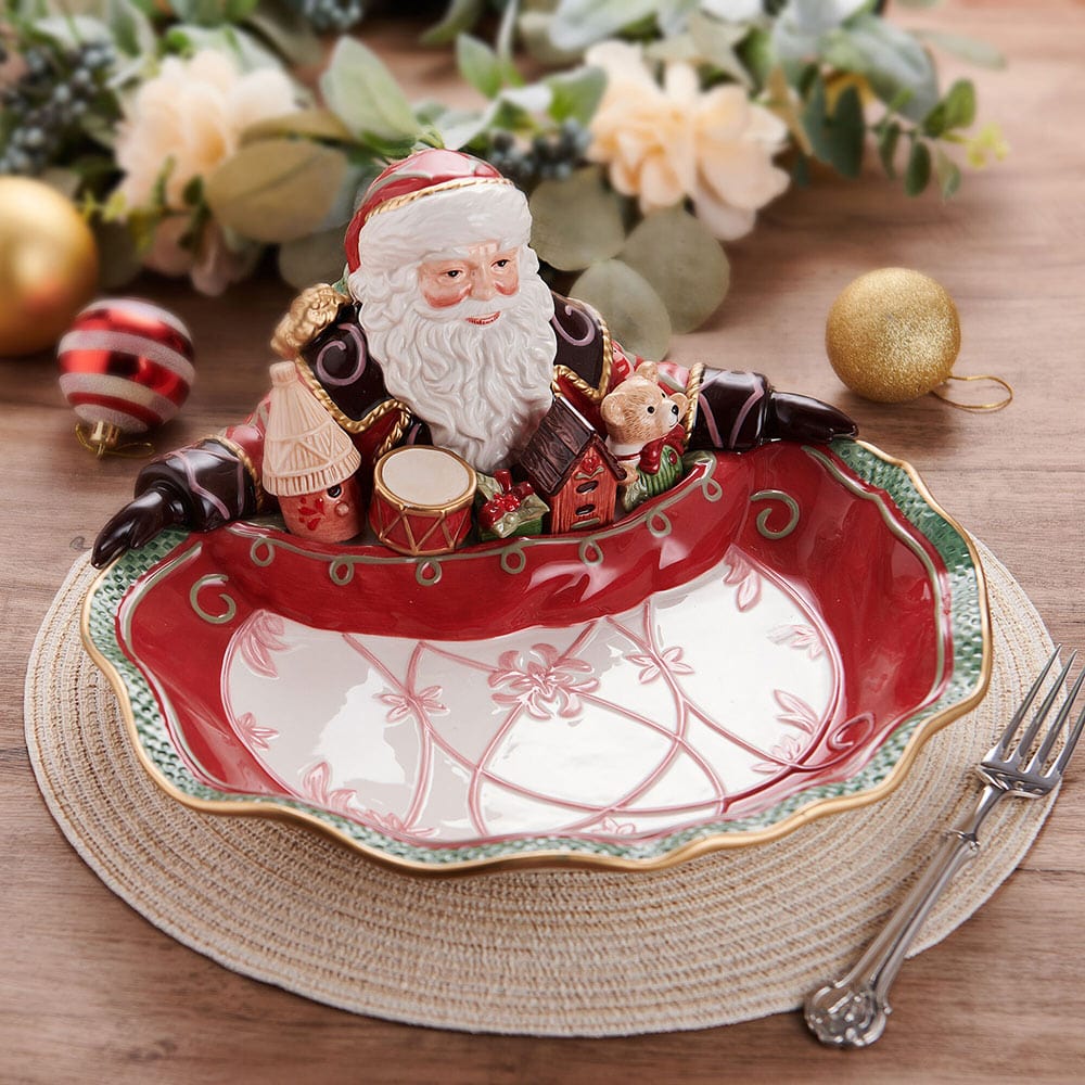 Chalet Santa Serving Bowl, 1 QT