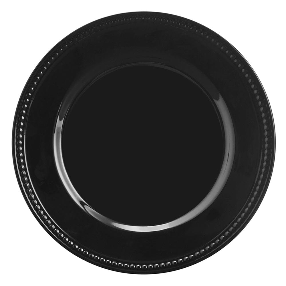 Classic Black Beaded 12 Piece Dinnerware Set, Service for 4 – Fitz and ...