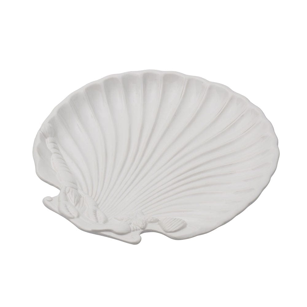 Coastal Home White Shell Plate – Fitz and Floyd