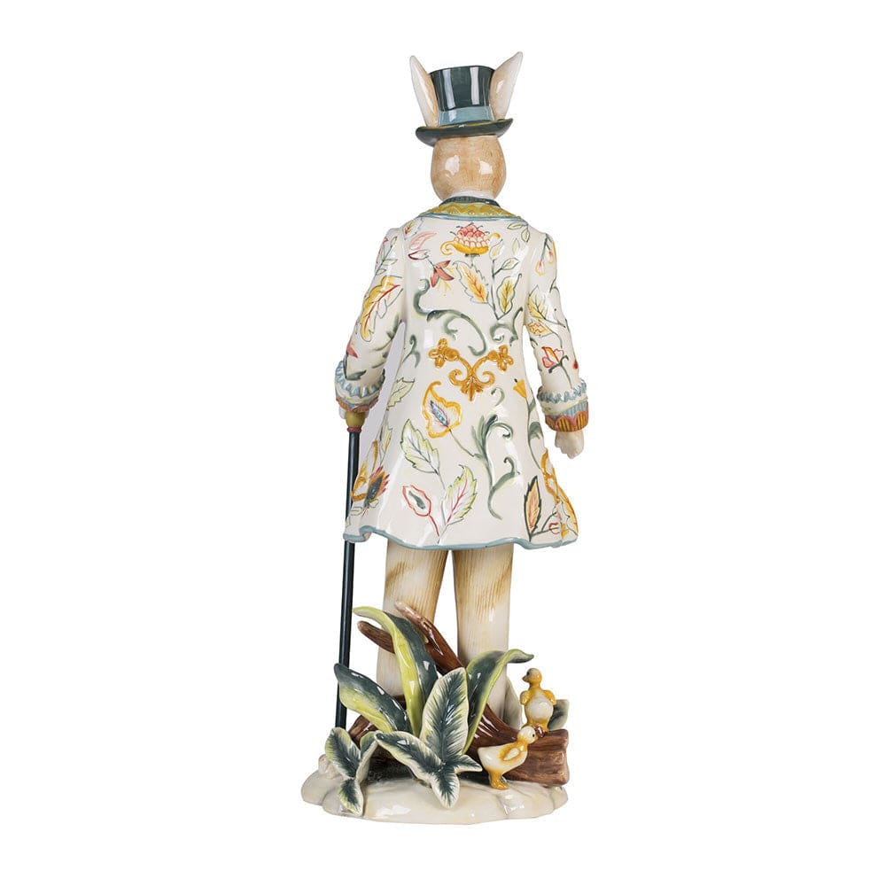 Dapper Rabbits Male Figurine, 20 IN