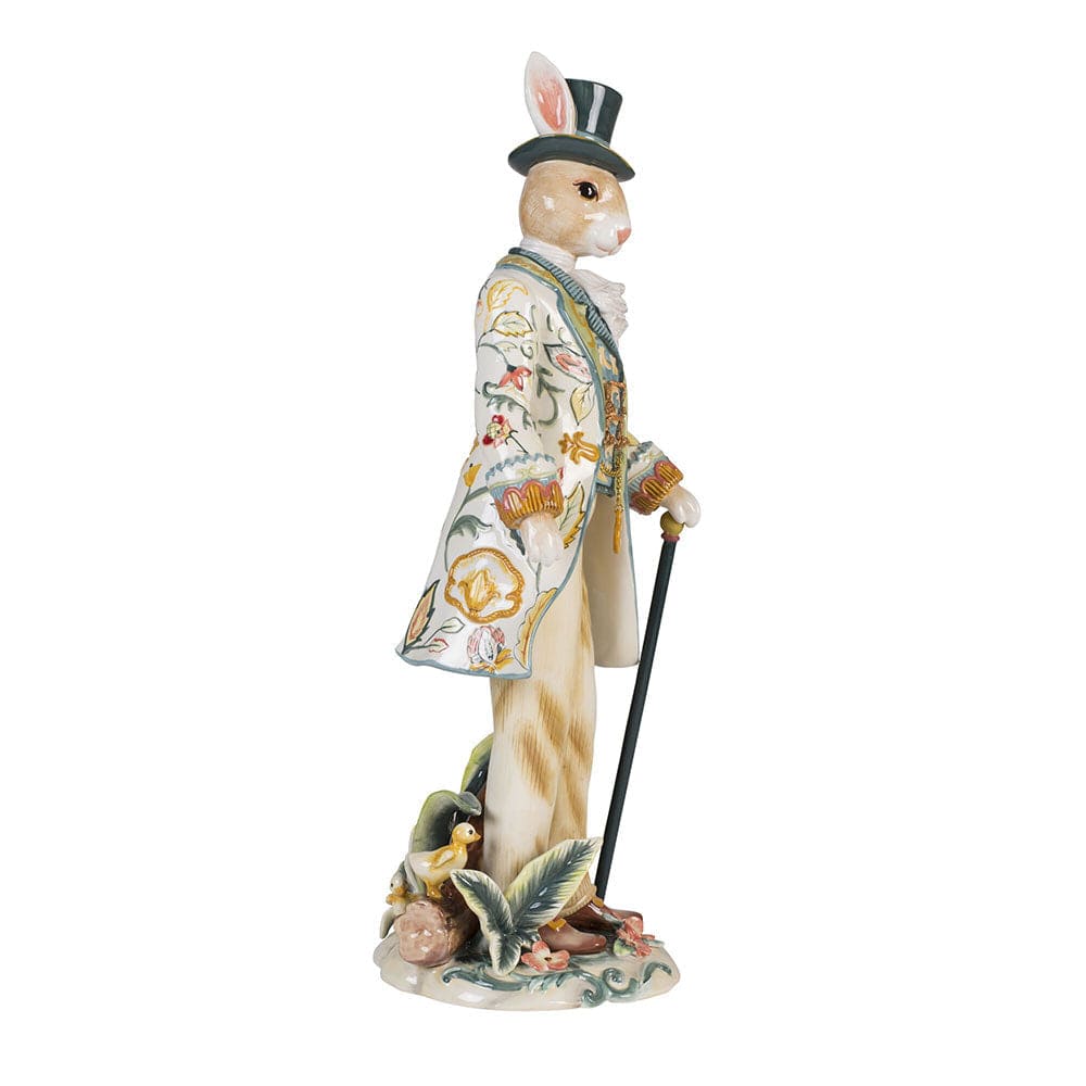 Dapper Rabbits Male Figurine, 20 IN