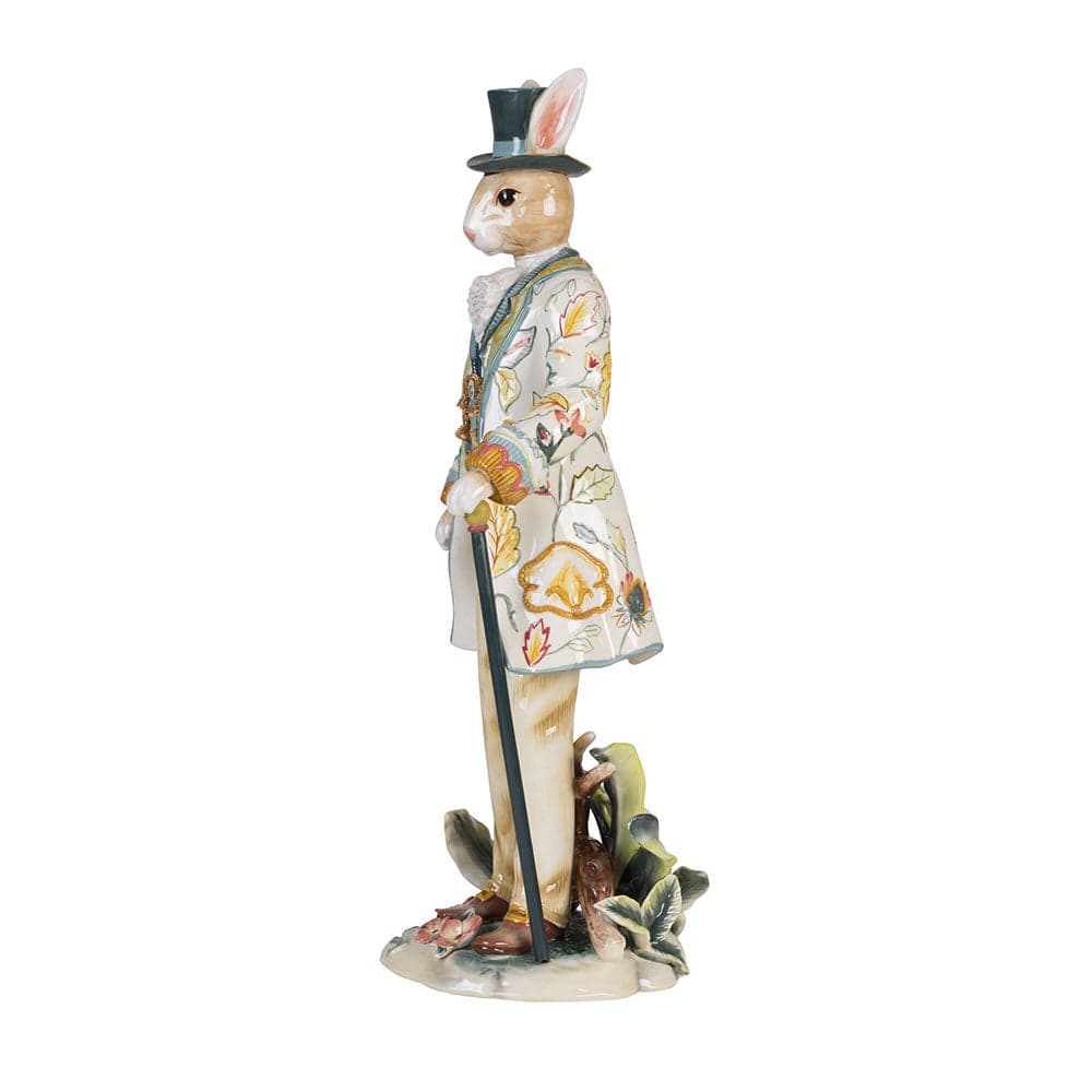 Dapper Rabbits Male Figurine, 20 IN