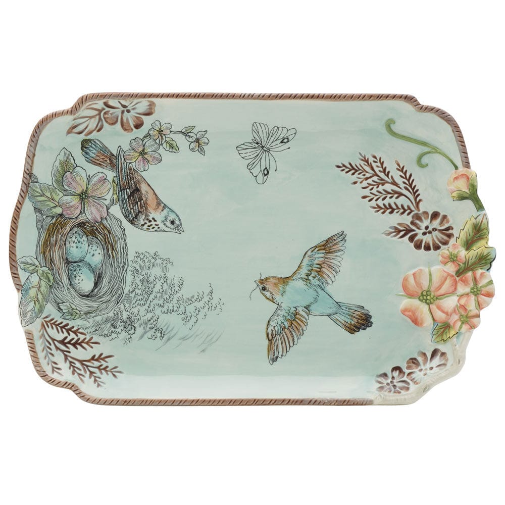 English Garden Serving Platter