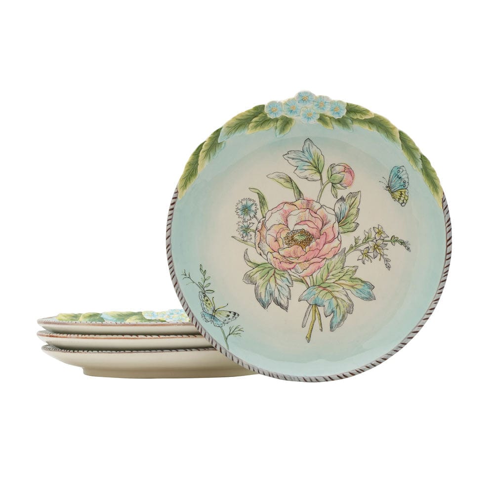 English Garden Set of 4 Bloom Salad Plates