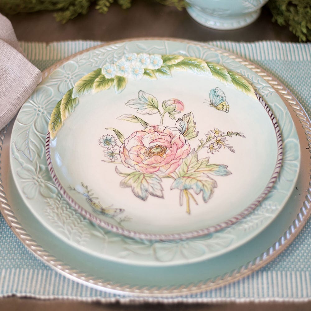 English Garden Set of 4 Bloom Salad Plates