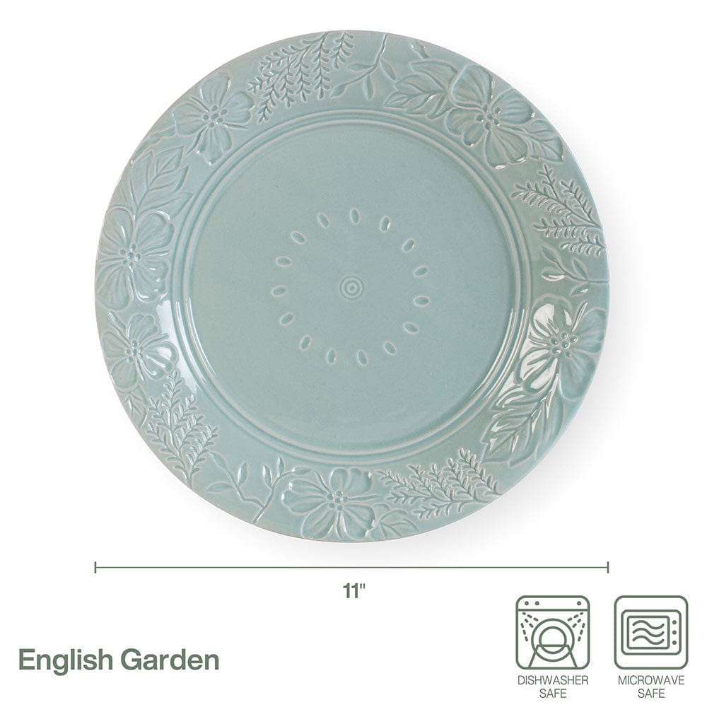 English Garden Set of 4 Dinner Plates