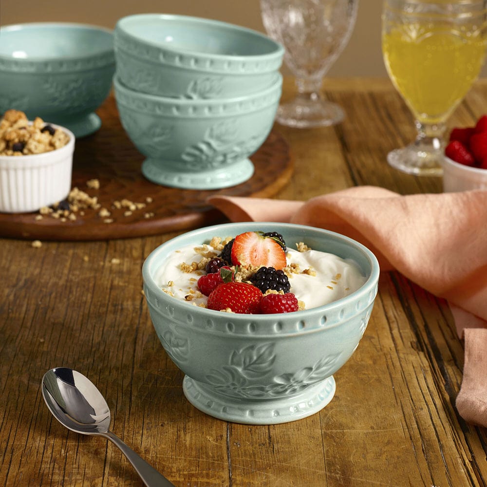 English Garden Set of 4 Soup Cereal Bowls