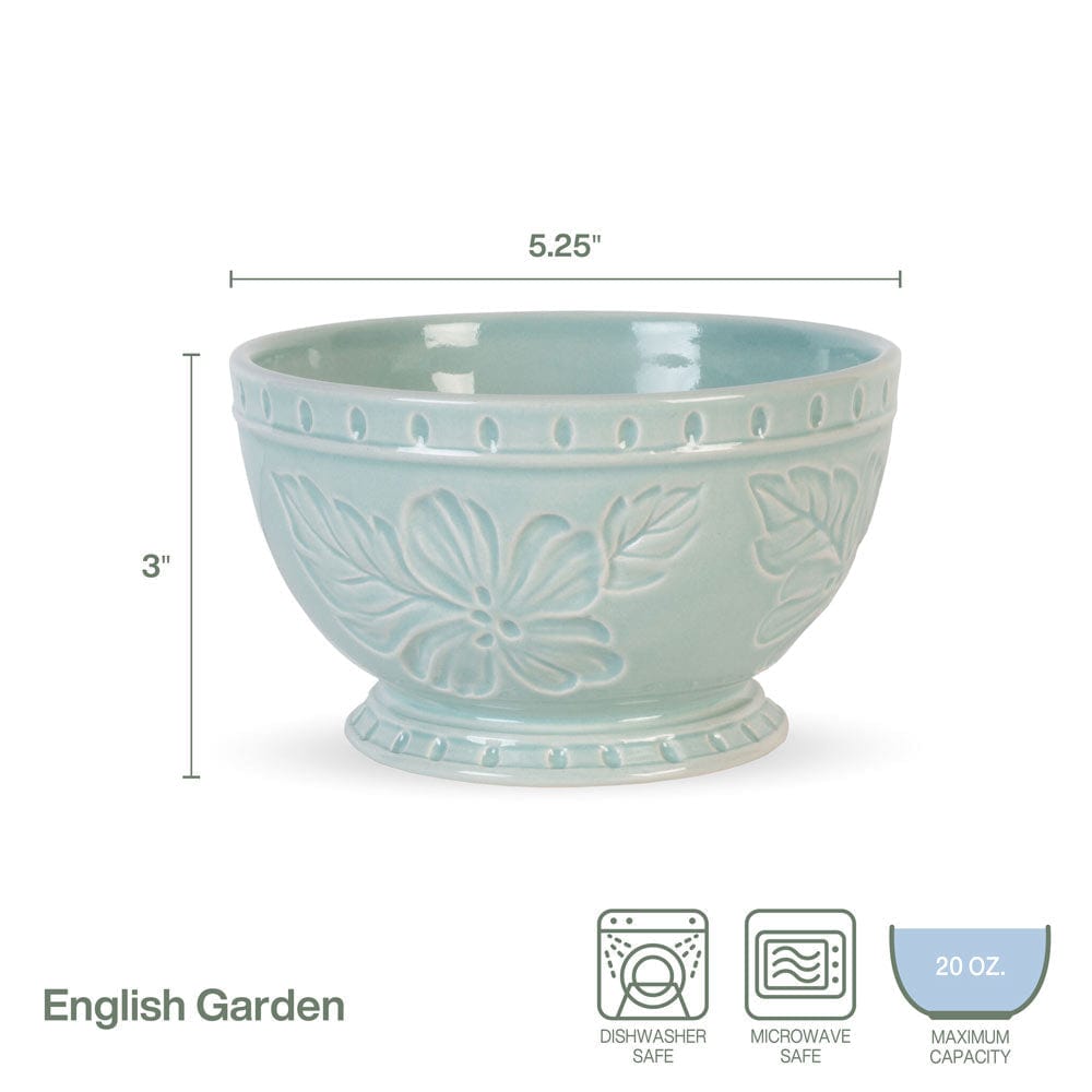 English Garden Set of 4 Soup Cereal Bowls