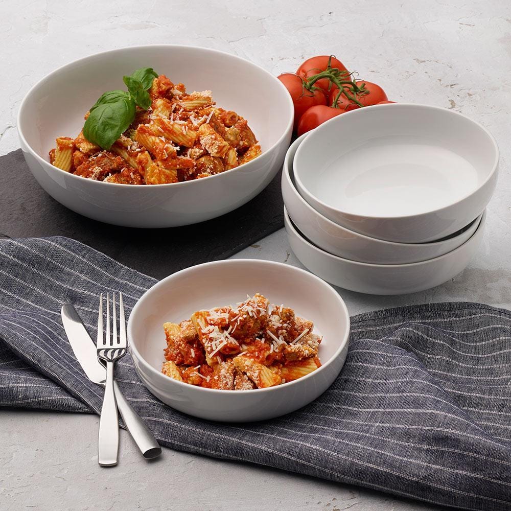 Everyday White® 5 Piece Pasta Bowl Set