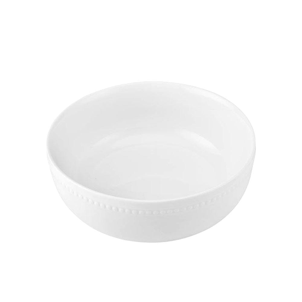 Everyday White® Beaded Serving Bowl and Platter Set