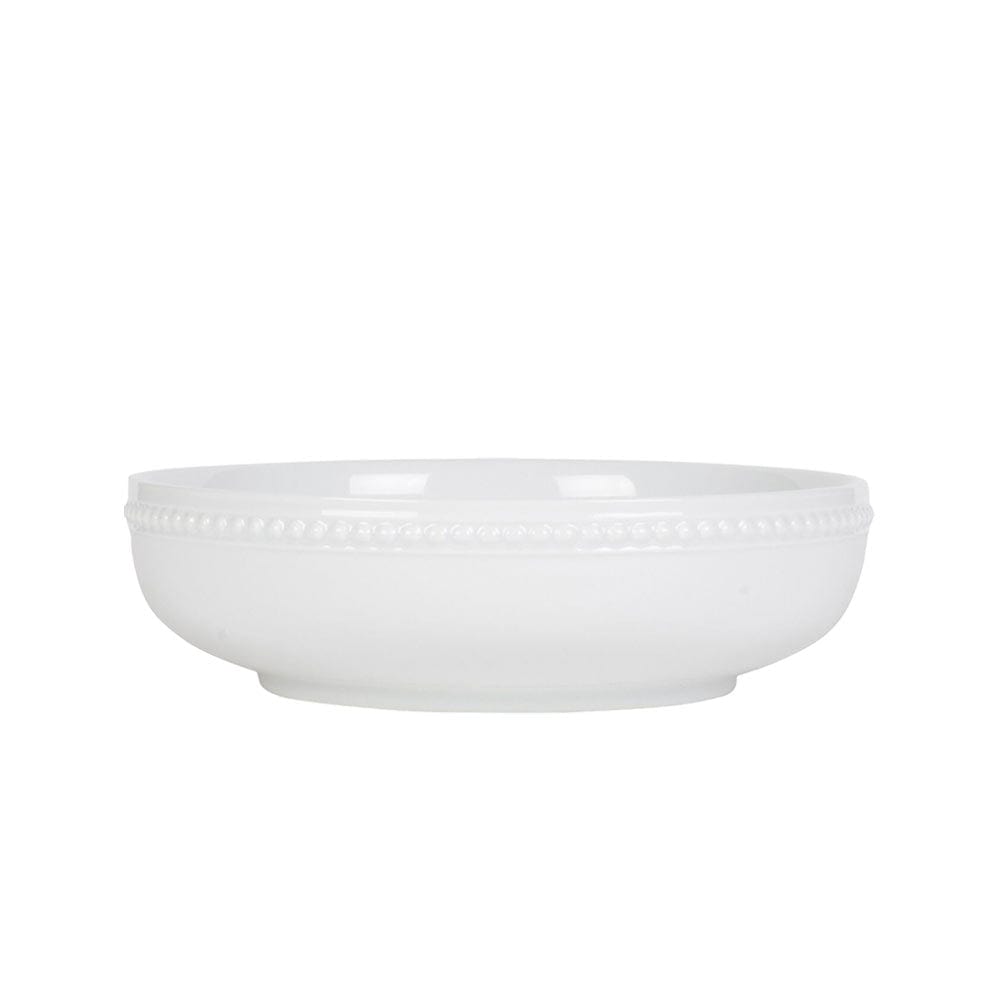 Everyday White® Beaded Set of 4 Dinner Bowls