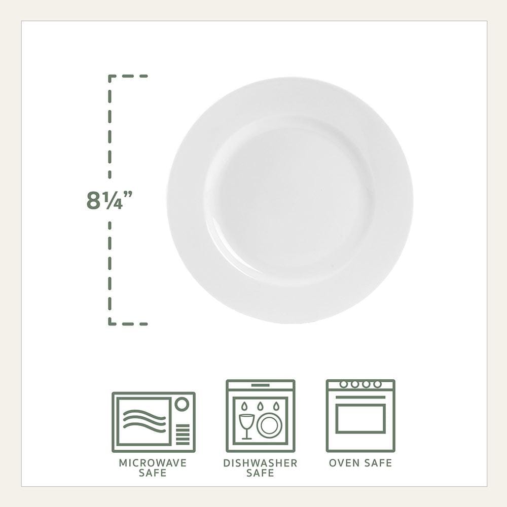 Everyday White® Classic Rim Set of 4 Salad Plates