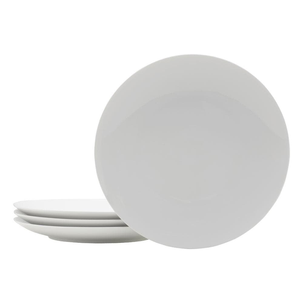 Everyday White® Coupe Set of 4 Dinner Plates