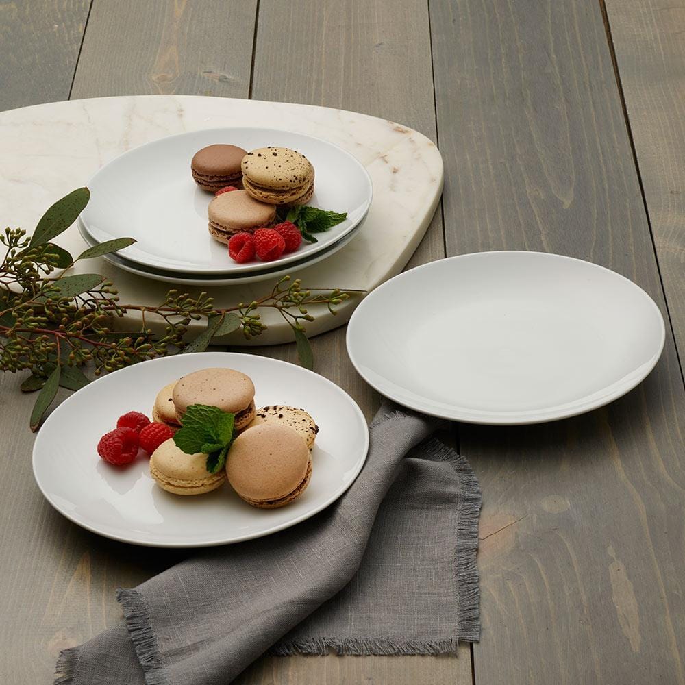 Everyday White® Coupe Set of 4 Salad Plates