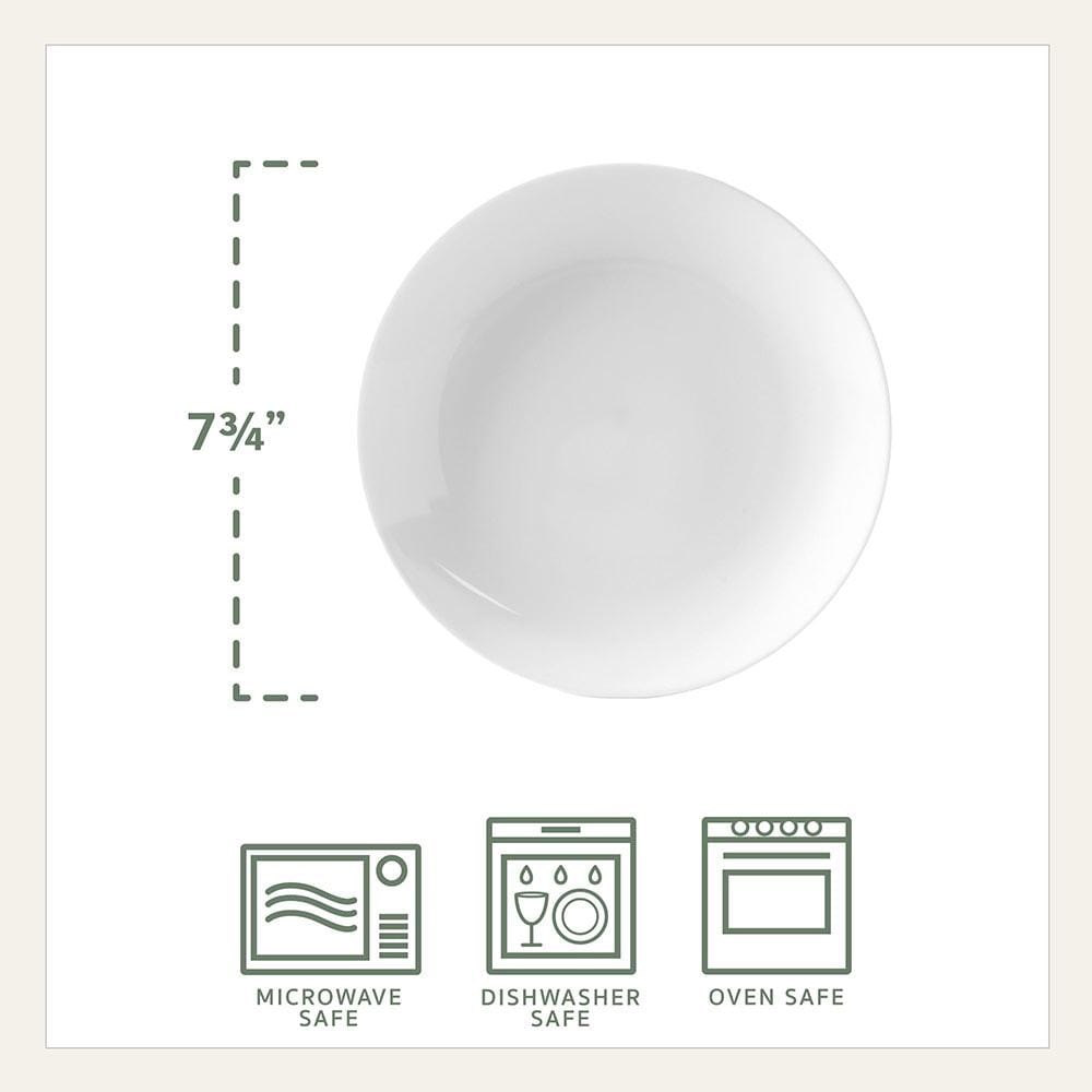 Everyday White® Coupe Set of 4 Salad Plates