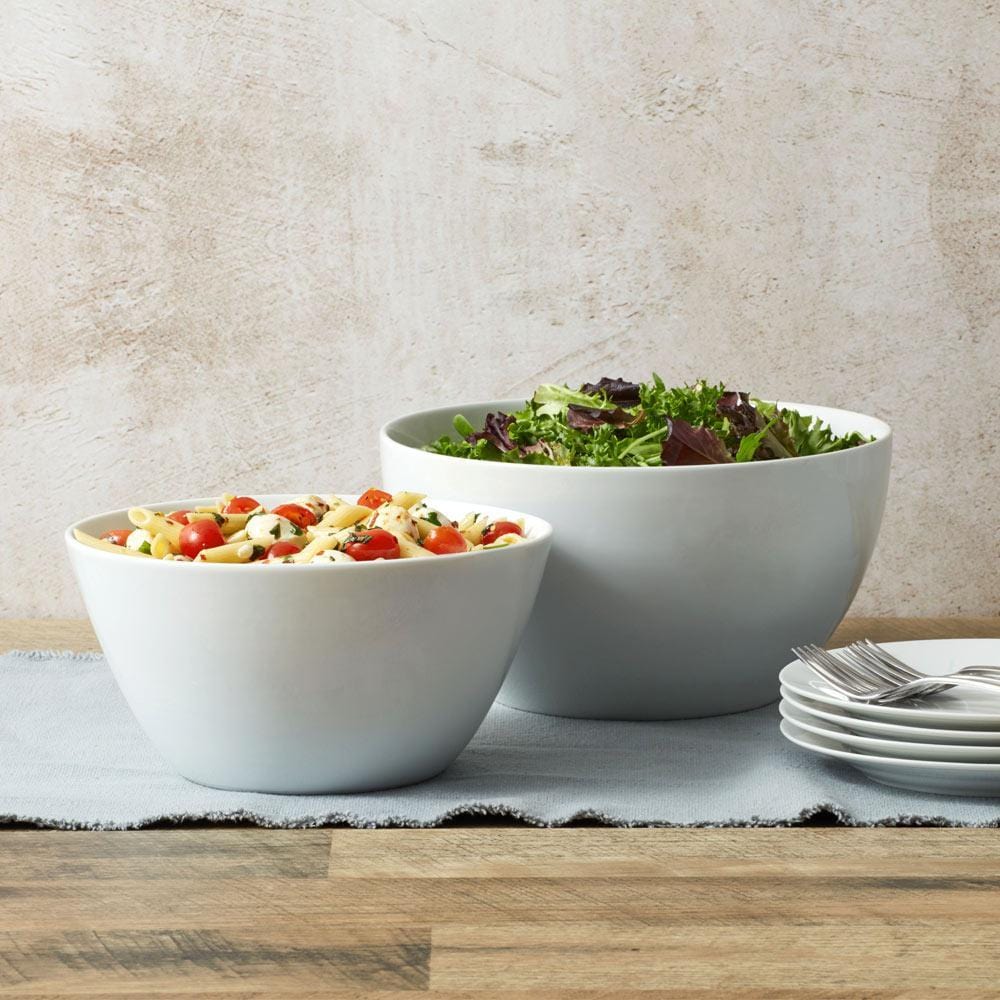 Everyday White® Deep Serving Bowls, Set of 2