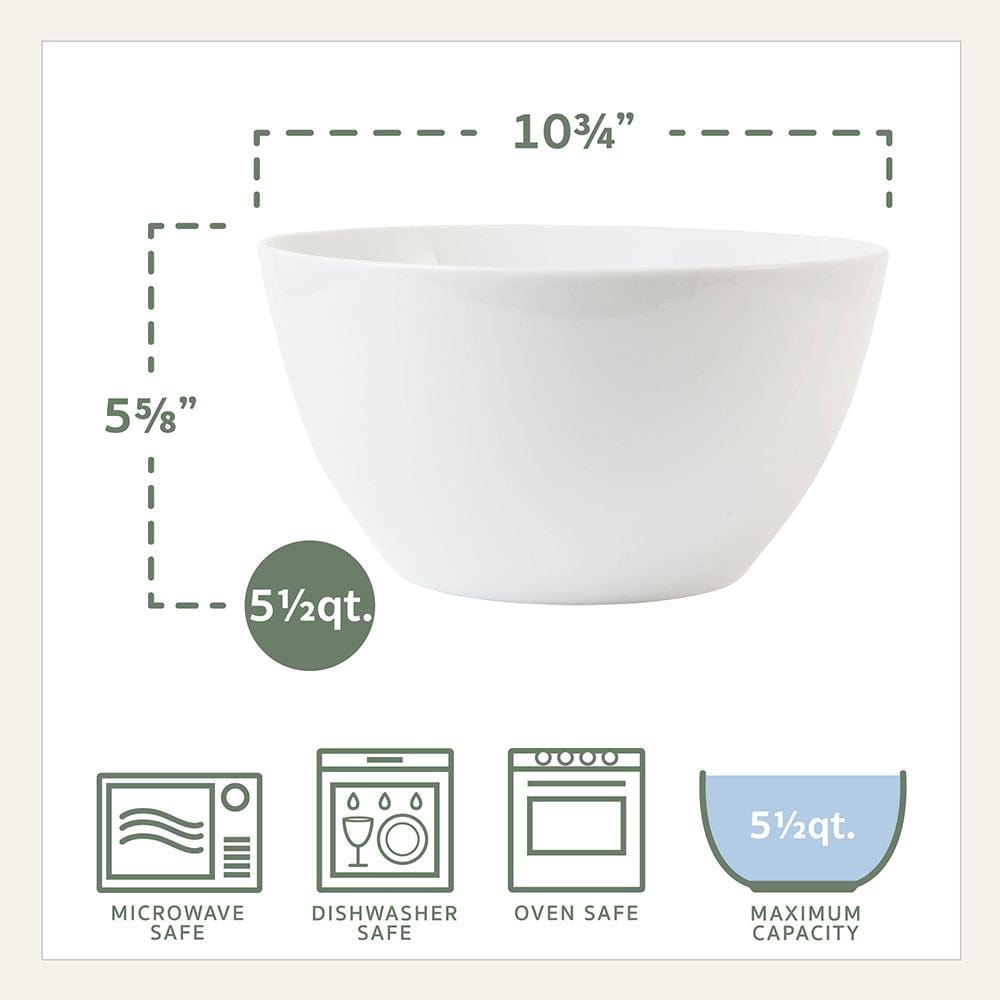 Everyday White® Deep Serving Bowls, Set of 2