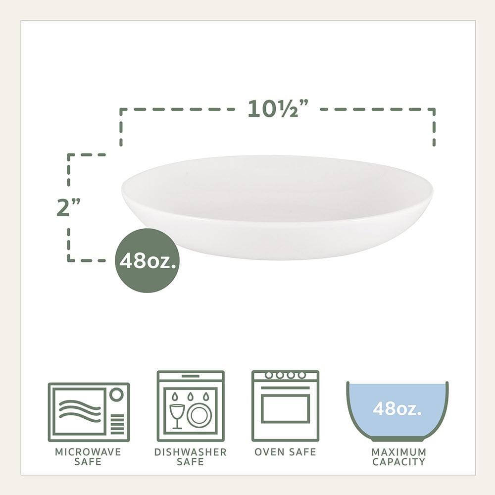 Everyday White® Set of 4 Dinner Bowls