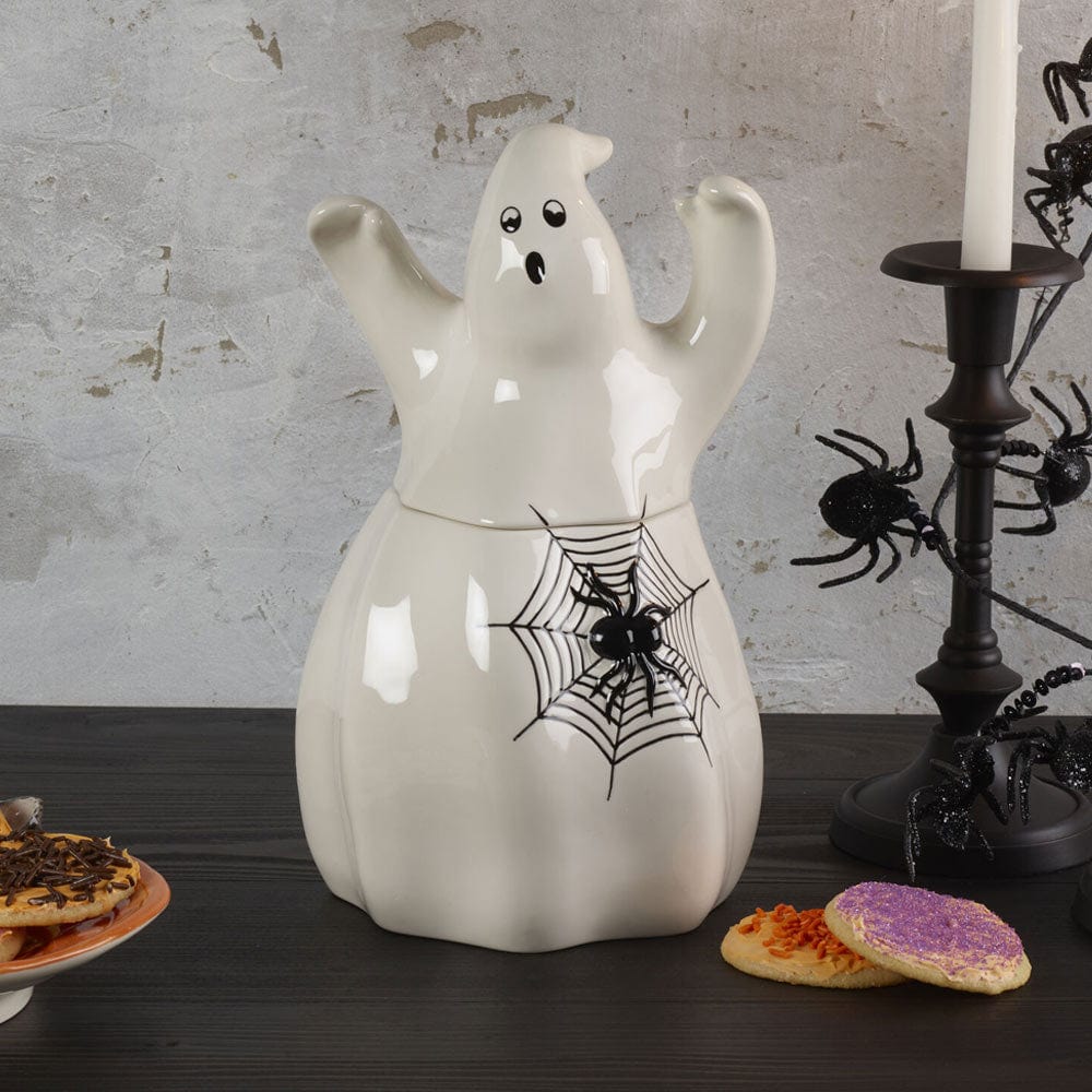 Halloween Hollow Ghost Cookie Jar