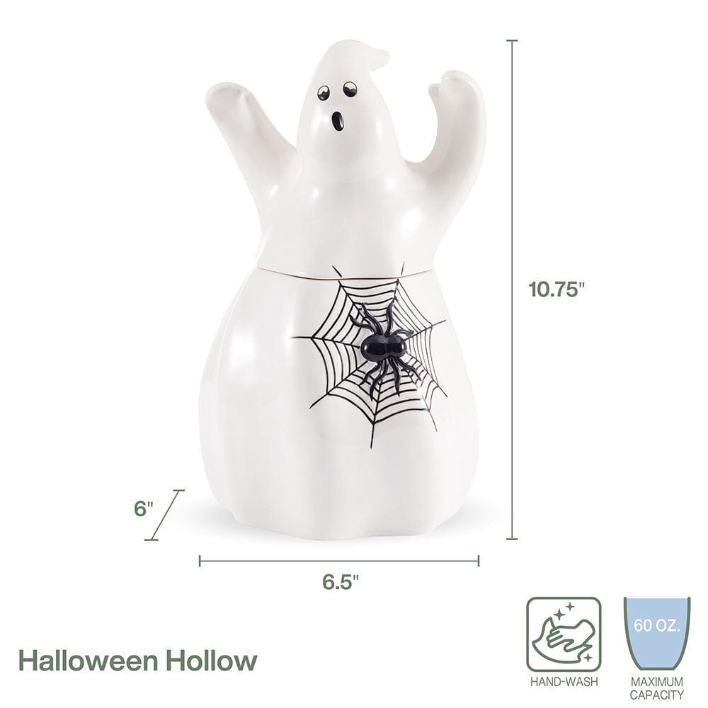 Halloween Hollow Ghost Cookie Jar