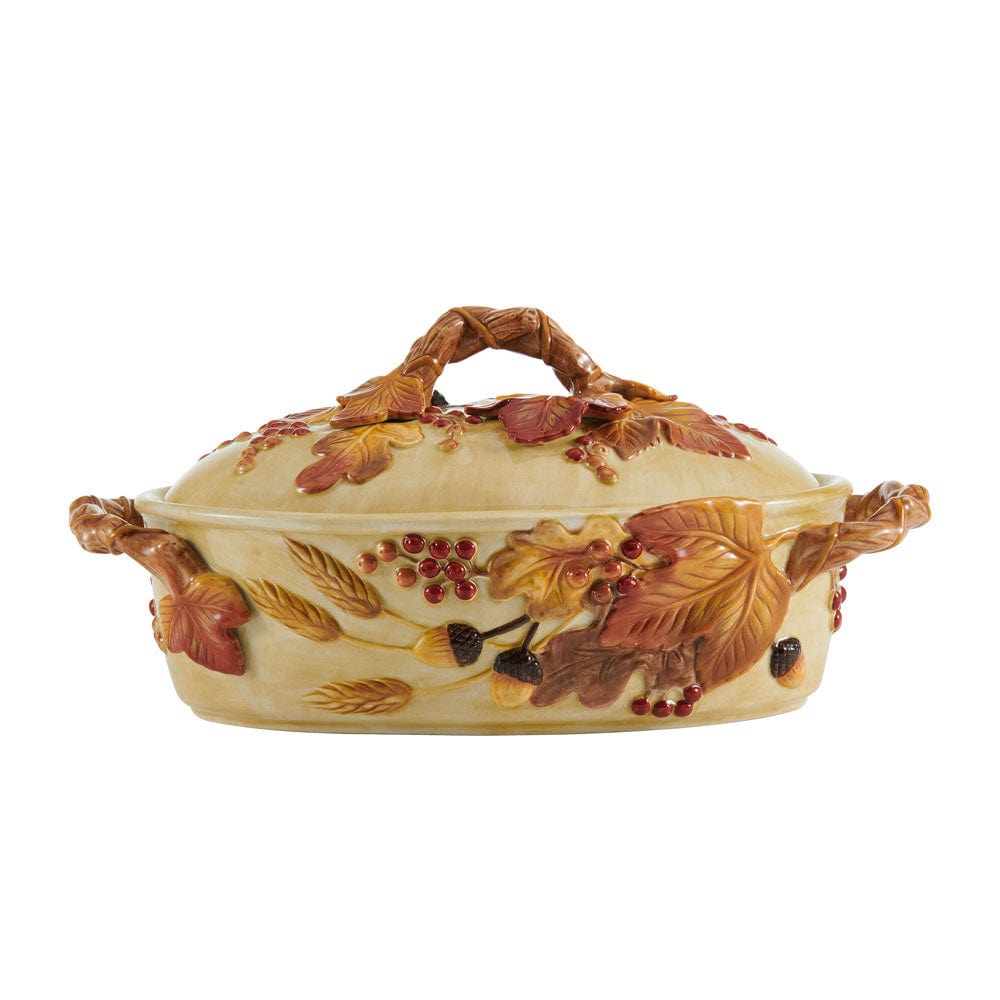 Harvest Covered Vegetable Serve Bowl